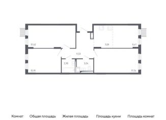 4-комнатная квартира на продажу, 80.4 м2, Москва, жилой комплекс Молжаниново, к1, Молжаниновский район