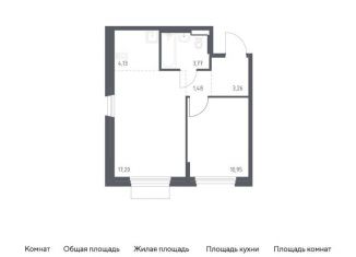 Продам 1-комнатную квартиру, 40.8 м2, поселение Кокошкино, жилой комплекс Новое Внуково, к25