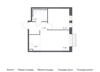 Продаю двухкомнатную квартиру, 36.4 м2, село Лайково