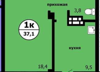 Продается 1-комнатная квартира, 37.1 м2, Красноярский край, Вишнёвая улица