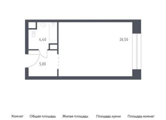 Продажа квартиры студии, 35.9 м2, Москва, Стремянный переулок, 2