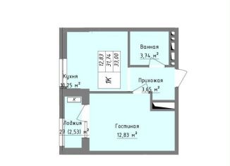 Продажа 1-комнатной квартиры, 33 м2, Дагестан