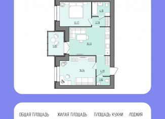 Продам двухкомнатную квартиру, 62.7 м2, Рыбинск