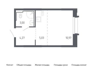 Продам квартиру студию, 23.3 м2, Владивосток