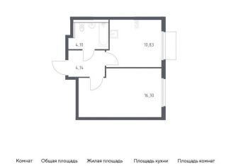 Продаю однокомнатную квартиру, 35.4 м2, Московская область, Каширское шоссе - Молоково - Андреевское