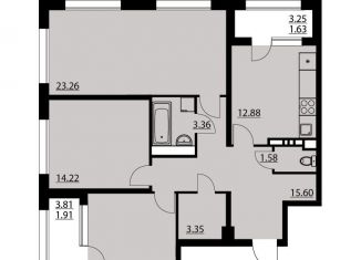 Продажа 3-комнатной квартиры, 88.5 м2, Воронежская область, улица Ворошилова, 90лит12