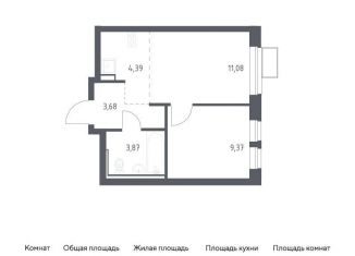 1-комнатная квартира на продажу, 32.4 м2, посёлок Жилино-1, жилой комплекс Егорово Парк, к3.1, ЖК Егорово Парк