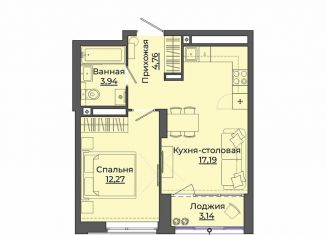 Продается однокомнатная квартира, 41.3 м2, Екатеринбург, улица Блюхера, 26, метро Уральская