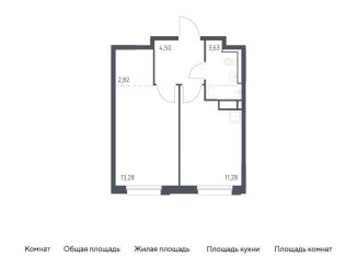 Продажа однокомнатной квартиры, 35.5 м2, Ленинградская область