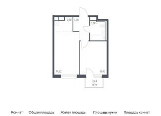 Продается 1-комнатная квартира, 38.4 м2, Ленинградская область