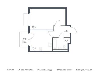 Продам 1-комнатную квартиру, 36 м2, деревня Мисайлово, микрорайон Пригород Лесное, к18