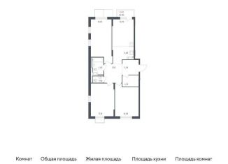 Продам 3-ком. квартиру, 94.5 м2, Санкт-Петербург, жилой комплекс Курортный квартал, 7