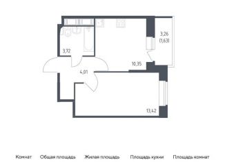 Продаю 1-комнатную квартиру, 33.1 м2, Санкт-Петербург, жилой комплекс Новое Колпино, к39