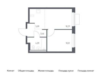 Продается 1-комнатная квартира, 32.9 м2, Ленинский городской округ, жилой комплекс Новое Видное, 18.2