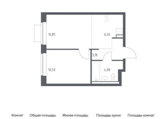 Продается однокомнатная квартира, 35.1 м2, Ленинский городской округ, жилой комплекс Новое Видное, 14.2