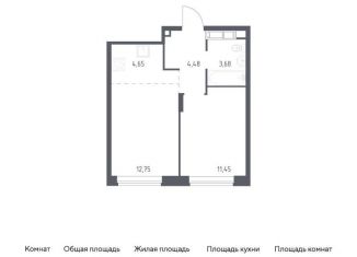 Продажа 1-комнатной квартиры, 37 м2, Балашиха