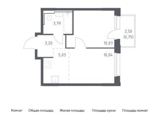 Продаю двухкомнатную квартиру, 32.9 м2, Москва, ЮАО, жилой комплекс Квартал Герцена, к2