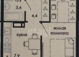 Продаю 1-комнатную квартиру, 31.7 м2, Пермь, Кузнецкая улица, 43В