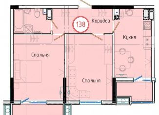 Продажа двухкомнатной квартиры, 66.9 м2, Краснодарский край