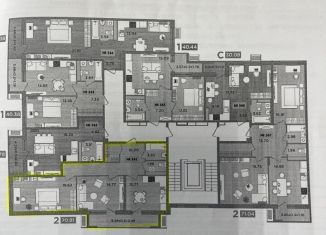 Продается 2-ком. квартира, 76.7 м2, Темрюк, Дальняя улица, 30