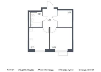 Продаю однокомнатную квартиру, 35.8 м2, Москва, Молжаниновский район, жилой комплекс Молжаниново, к5