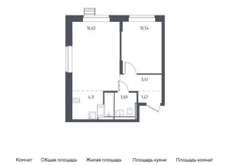 Продается 1-комнатная квартира, 39.8 м2, поселение Кокошкино, Аэростатная улица, 6к2
