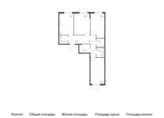 Продажа 3-ком. квартиры, 78.4 м2, Мытищи, жилой комплекс Мытищи Парк, к5