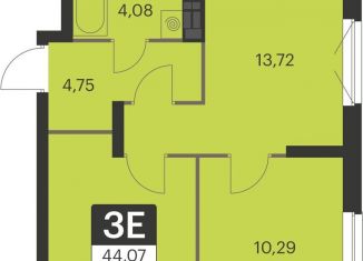 Продается 2-ком. квартира, 44.1 м2, Екатеринбург, метро Чкаловская, улица Академика Ландау