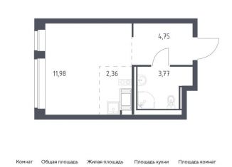 Продажа квартиры студии, 22.9 м2, Колпино, ЖК Новое Колпино