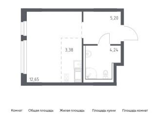 Квартира на продажу студия, 25.5 м2, Колпино, ЖК Новое Колпино