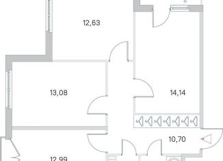 Продается 3-комнатная квартира, 70.6 м2, посёлок Стрельна