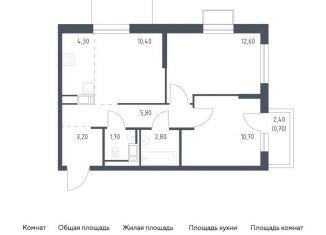 Продам двухкомнатную квартиру, 52.2 м2, Санкт-Петербург