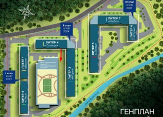 Продается квартира студия, 24.6 м2, Сочи, улица Искры, 88лит4, ЖК Летний