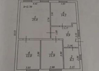 Продаю дом, 80 м2, посёлок Кирпичного Завода № 1, Осенняя улица
