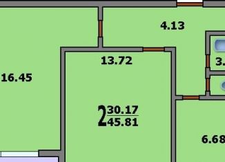 Продажа двухкомнатной квартиры, 45 м2, Москва, улица Свободы, 49к3, метро Сходненская