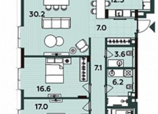 Продажа четырехкомнатной квартиры, 134 м2, Москва, Бумажный проезд, 4, метро Савеловская