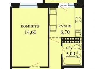 Продается 1-комнатная квартира, 33 м2, Тюмень, ЖК Тура-2