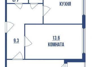 Продается 2-комнатная квартира, 59.5 м2, Санкт-Петербург, улица Матроса Железняка, 4, улица Матроса Железняка