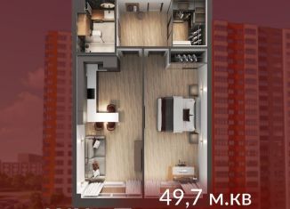 Продам квартиру со свободной планировкой, 49.7 м2, Кемерово