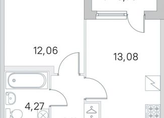 Продажа 1-ком. квартиры, 35.4 м2, Санкт-Петербург