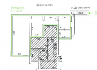 Продажа помещения свободного назначения, 145 м2, Азов, Петровская площадь, 5/30