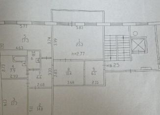 Продажа 3-ком. квартиры, 106.4 м2, Пермский край, улица Чернышевского, 19А