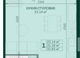 Продажа квартиры студии, 31.1 м2, Санкт-Петербург, Магнитогорская улица, 3к2, ЖК Магнифика