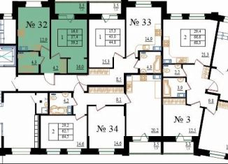 Продаю 1-ком. квартиру, 39.2 м2, Гатчина, Медицинский проезд