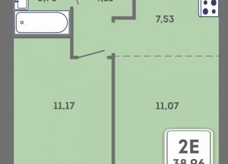 Продам 2-комнатную квартиру, 39 м2, Пермь