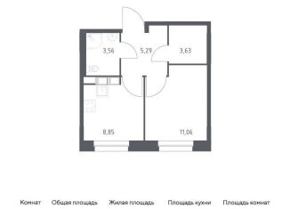 Продам однокомнатную квартиру, 32.4 м2, деревня Столбово, жилой комплекс Эко Бунино, 13