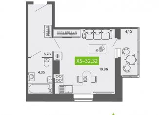 Продаю квартиру студию, 32.3 м2, Архангельская область, улица Мира, 5