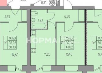 1-комнатная квартира на продажу, 41 м2, Республика Башкортостан