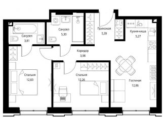 Продам 2-комнатную квартиру, 61.7 м2, Москва, метро Селигерская