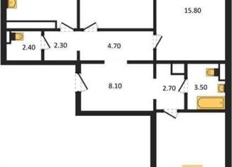 Продам трехкомнатную квартиру, 87.9 м2, Воронежская область, улица Шишкова, 140Б/16